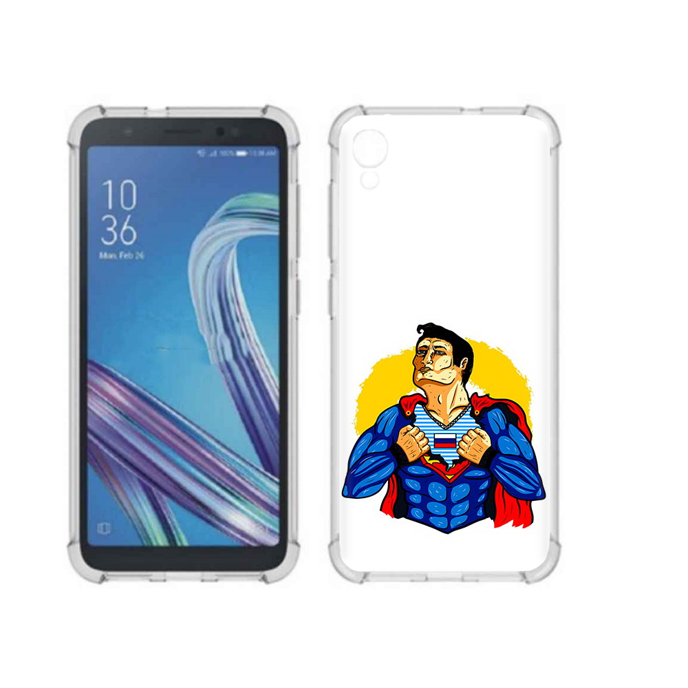Чехол MyPads Tocco для Asus ZenFone Live L1 (G552KL) русский супермен (PT113202.648.591)