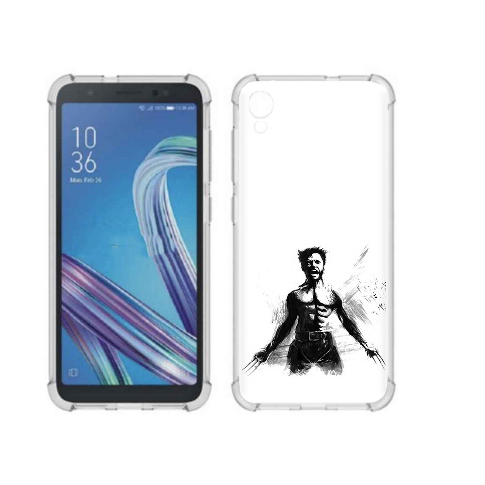 

Чехол MyPads Tocco для Asus ZenFone Live L1 (G552KL) росомаха (PT113202.648.587), Прозрачный, Tocco