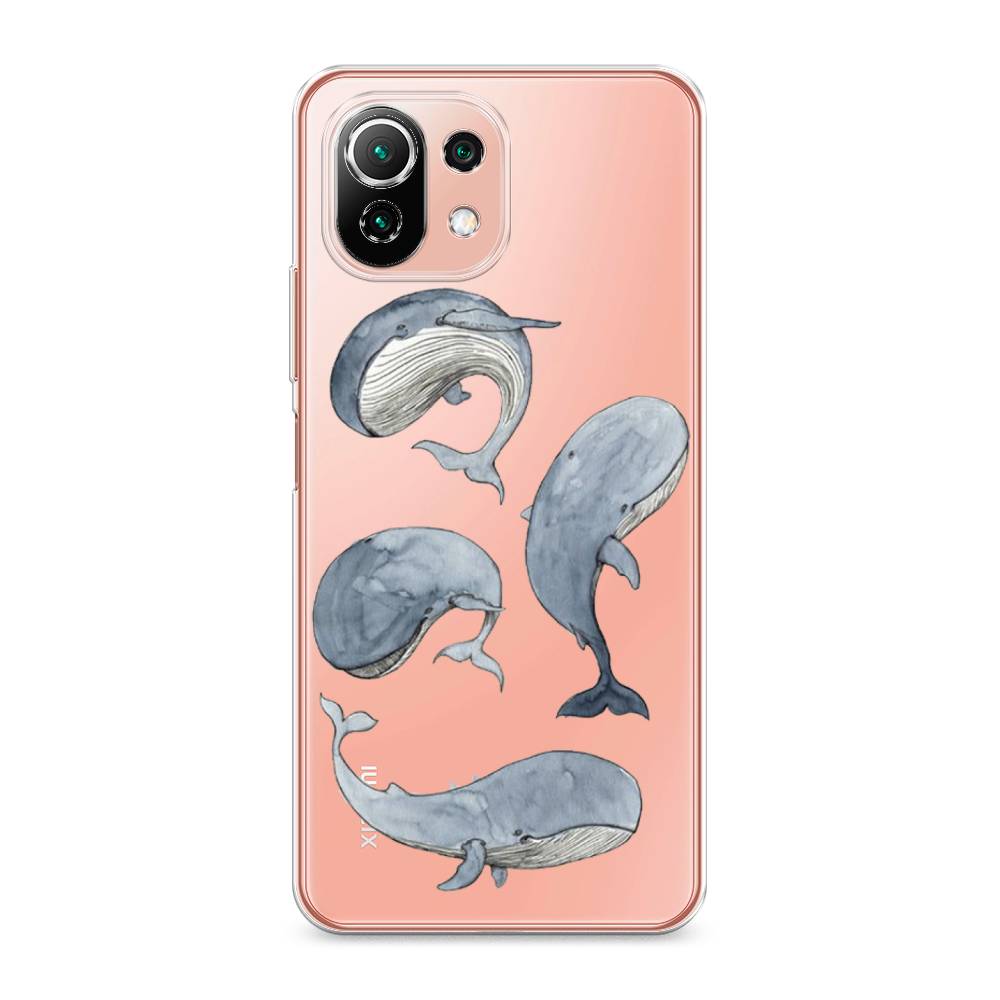 

Чехол Awog на Xiaomi Mi 11 Lite/5G NE "Киты", Разноцветный, 311750-1
