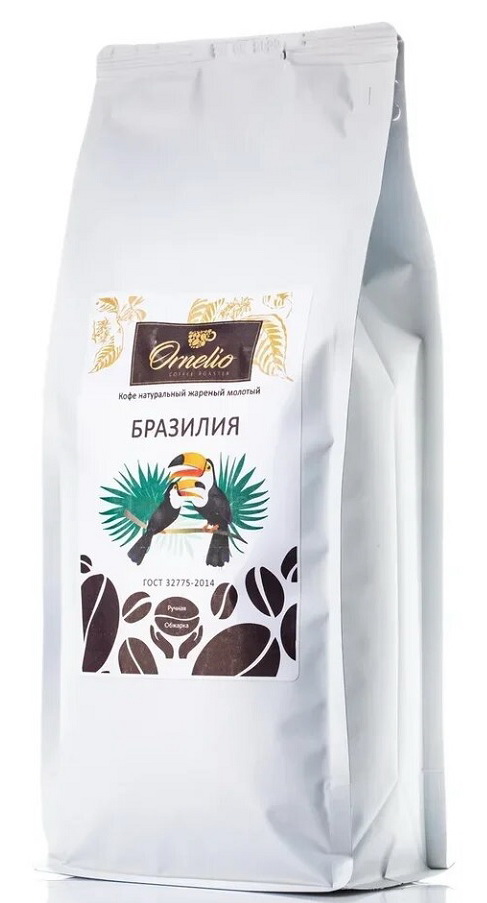 

Кофе арабика Ornelio натуральный жареный молотый Бразилия 1 кг
