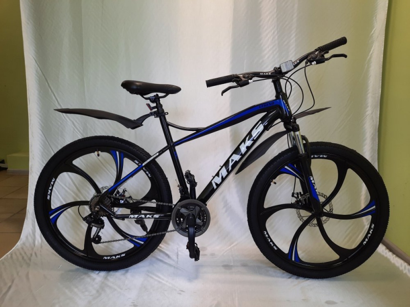 фото Велосипед 26 maks legend md pro (alu рама) (21-ск.) (рама 20) синий