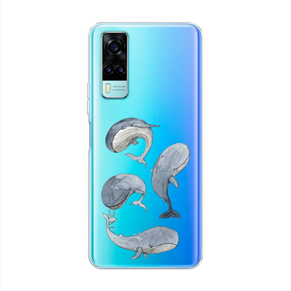 

Чехол Awog на Vivo Y31/Y53s 4G "Киты", Разноцветный, 263750-1