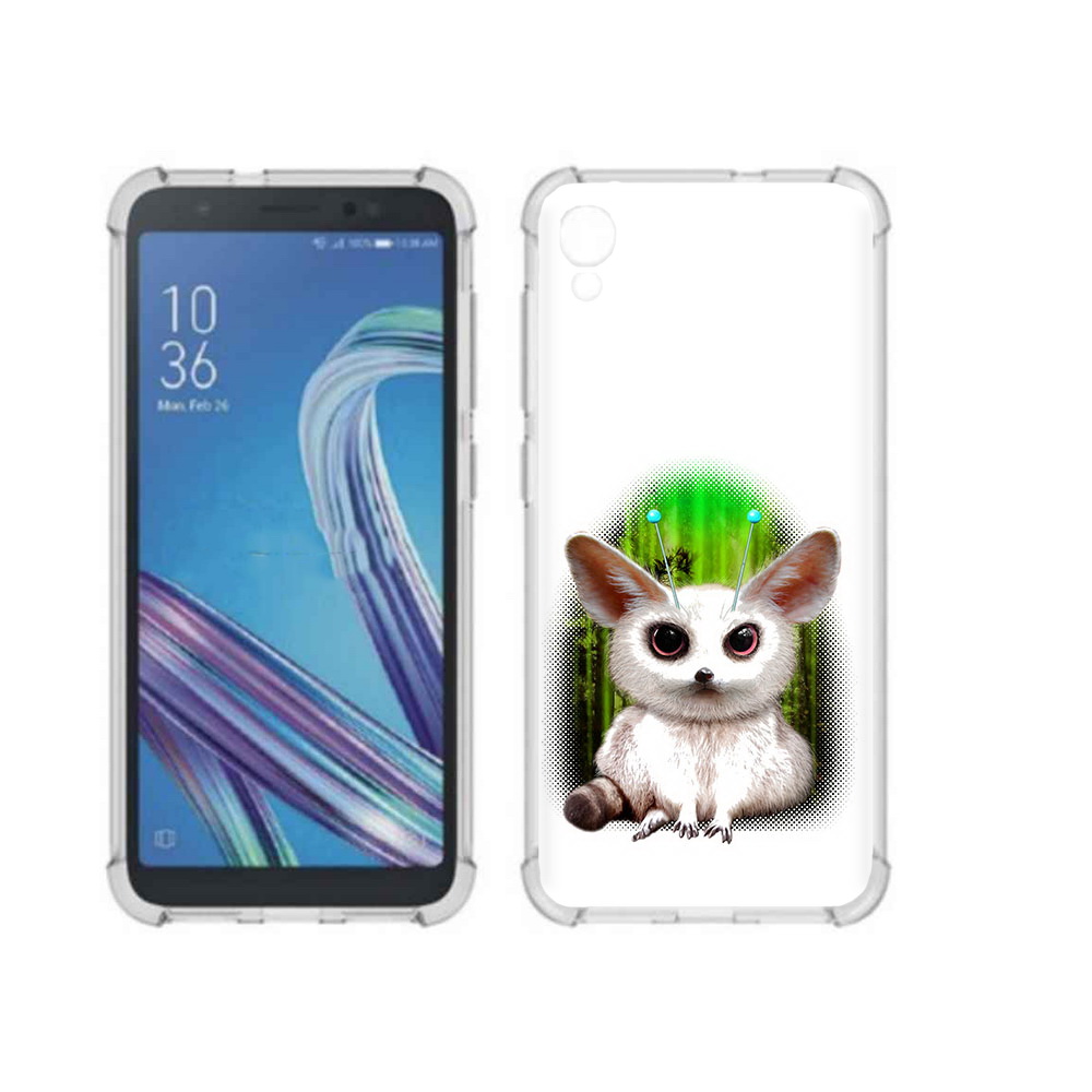 

Чехол MyPads Tocco для Asus ZenFone Live L1 (G552KL) пушистое животное (PT113202.648.560), Прозрачный, Tocco