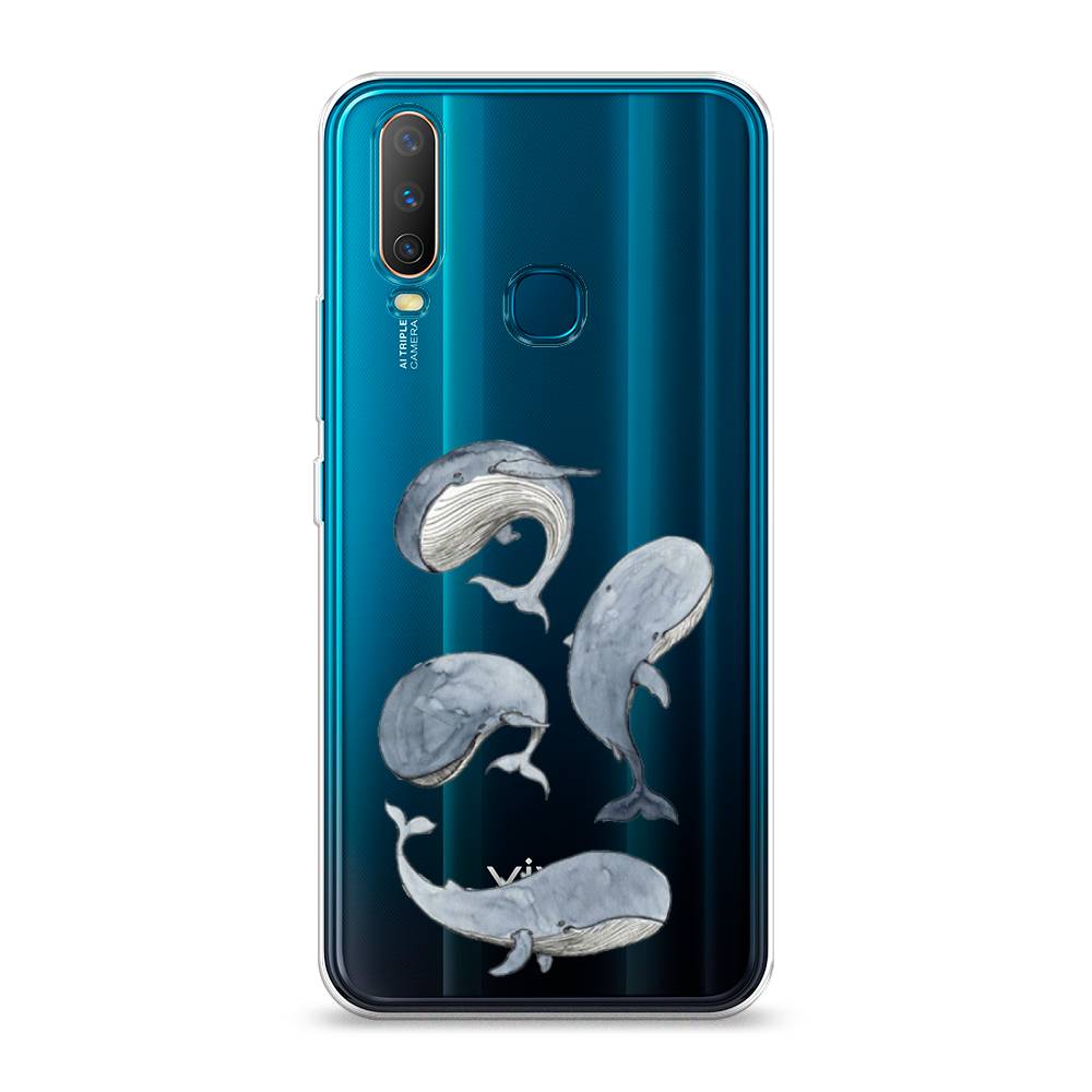 

Чехол Awog на Vivo Y12/Y17 "Киты", Разноцветный, 261850-1