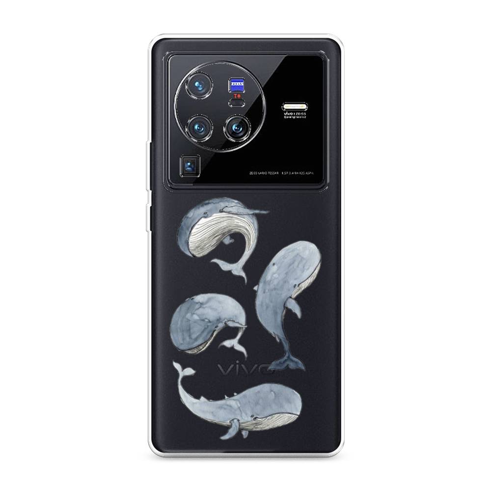 

Чехол Awog на Vivo X80 Pro "Киты", Разноцветный, 266650-1