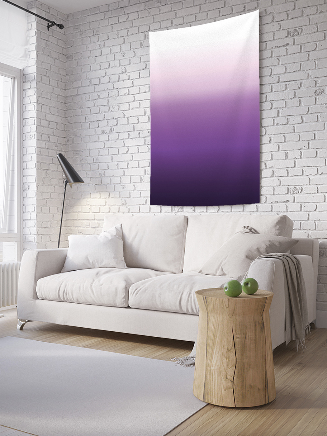 

Вертикальное фотопанно на стену JoyArty Фиолетовый градиент 150x200 см, Фиолетовый градиент