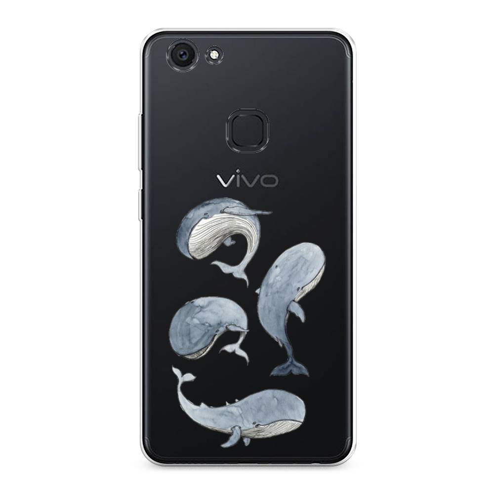 

Чехол Awog на Vivo V7 Plus "Киты", Разноцветный, 260750-1