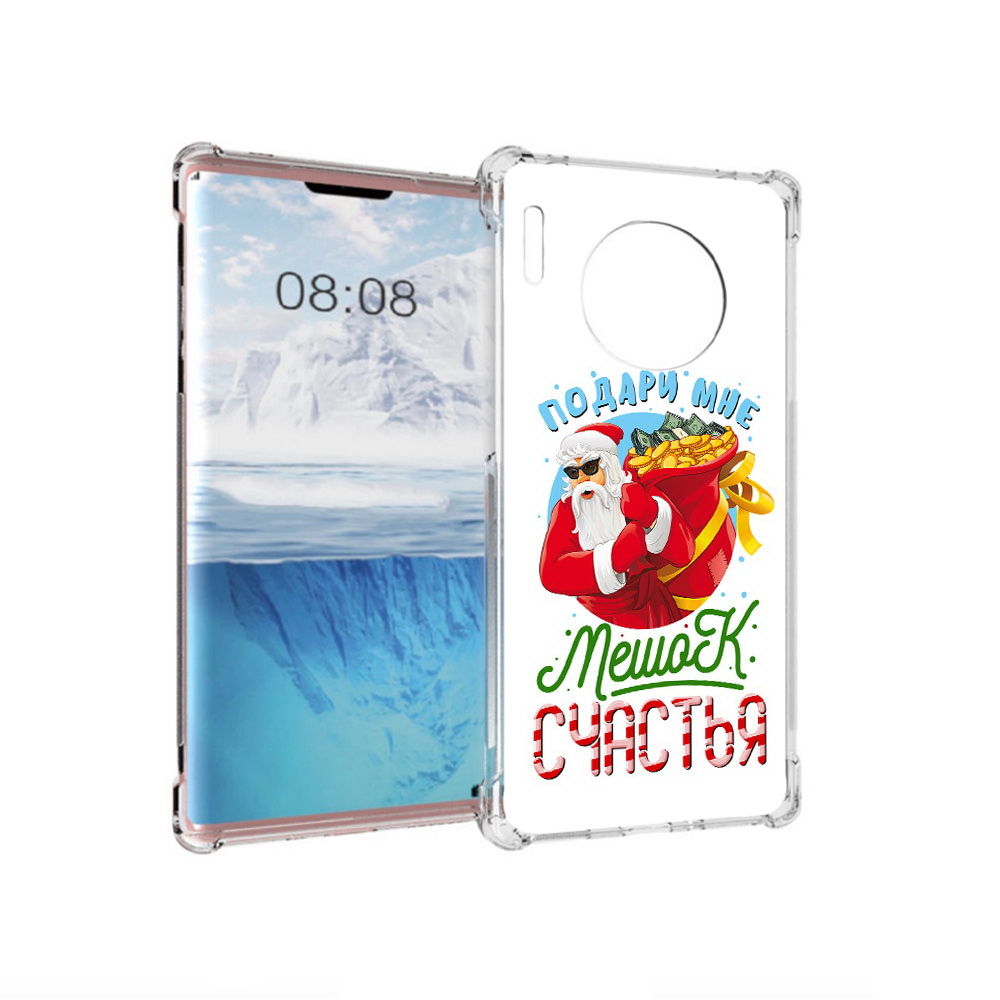 

Чехол MyPads Tocco для Huawei Mate 30 Pro Подарите мне мешок денег, Прозрачный, Tocco
