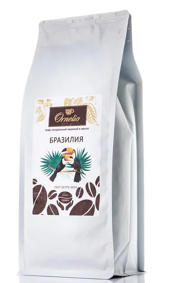 

Кофе арабика Ornelio натуральный жареный в зернах Бразилия 1 кг