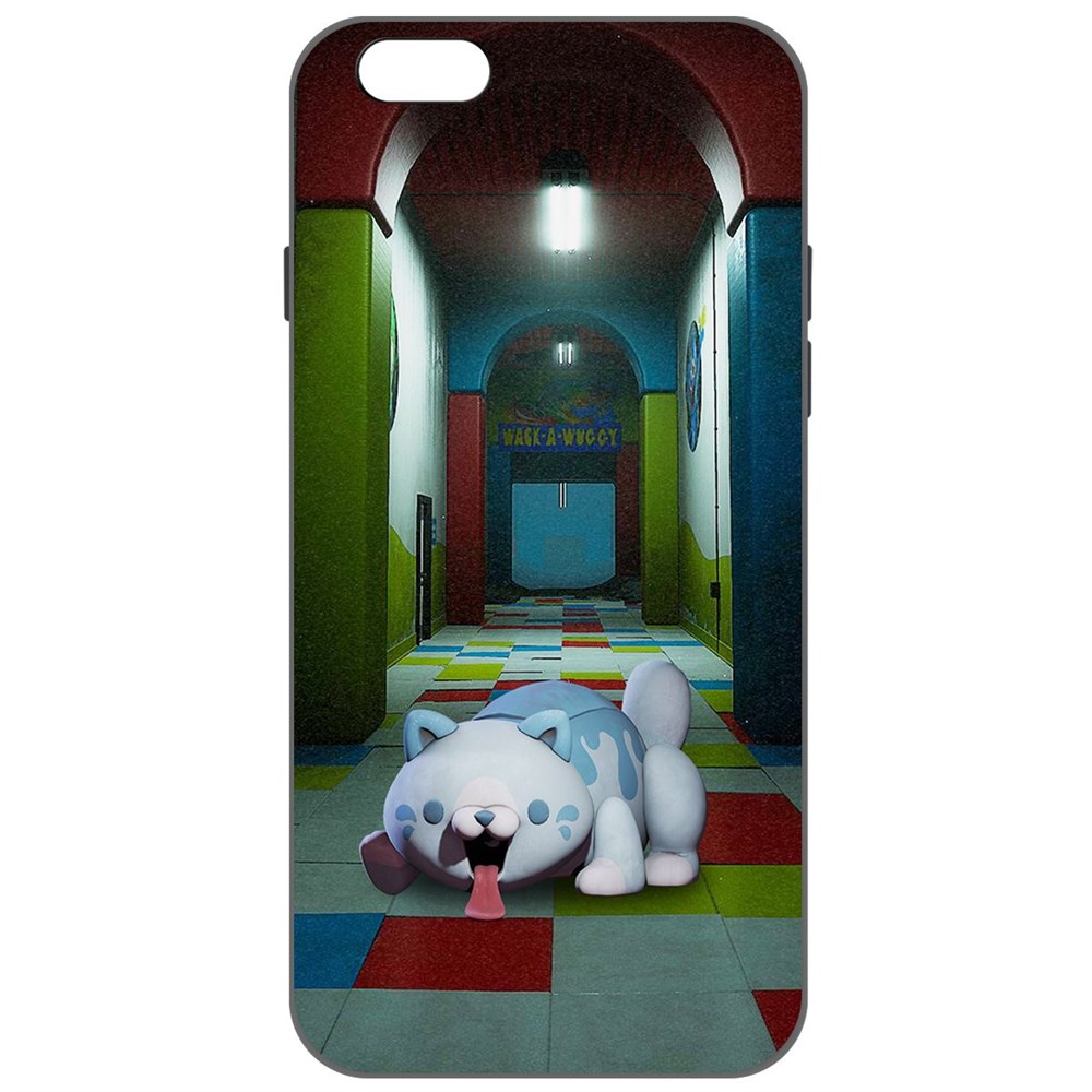 

Чехол-накладка Софт Хаги Ваги - Конфетная Кошка для iPhone 6 Plus/6s Plus, Черный