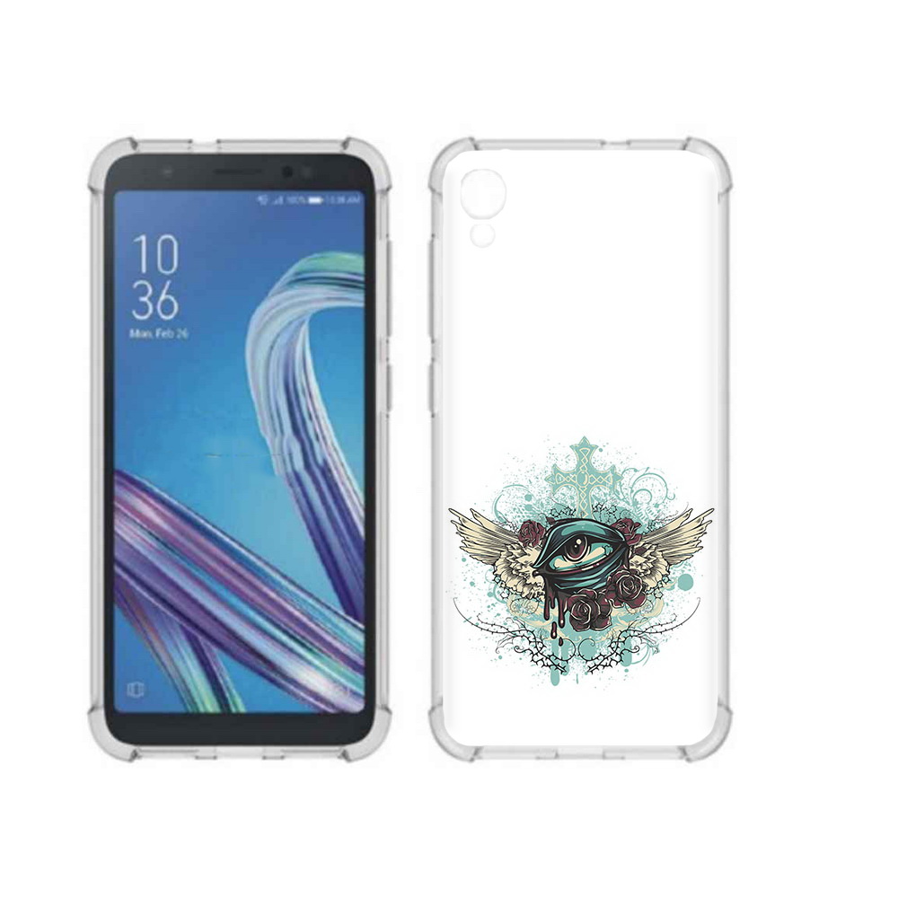Чехол MyPads Tocco для Asus ZenFone Live L1 (G552KL) плачущий глаз с крыльями