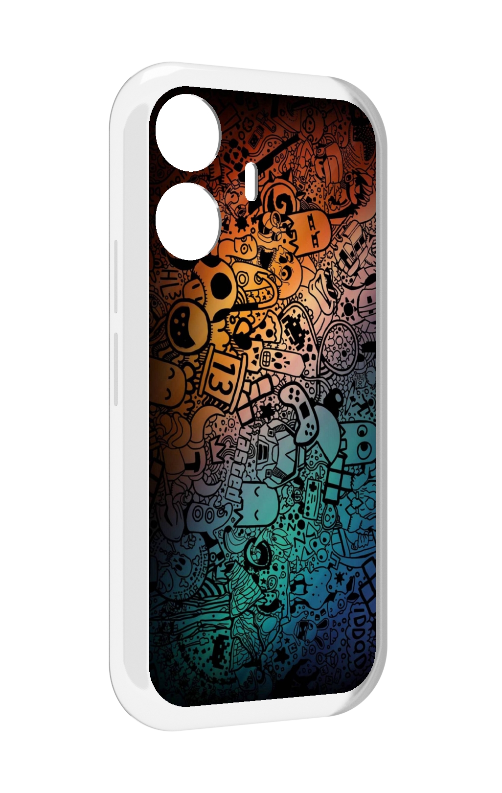 

Чехол MyPads стикеты в тени для Vivo Y77E / Vivo iQOO Z6 Lite, Прозрачный, Tocco