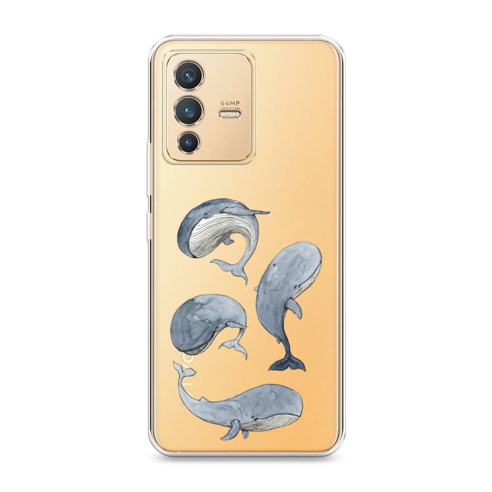 

Чехол Awog на Vivo V23 "Киты", Разноцветный, 266050-1