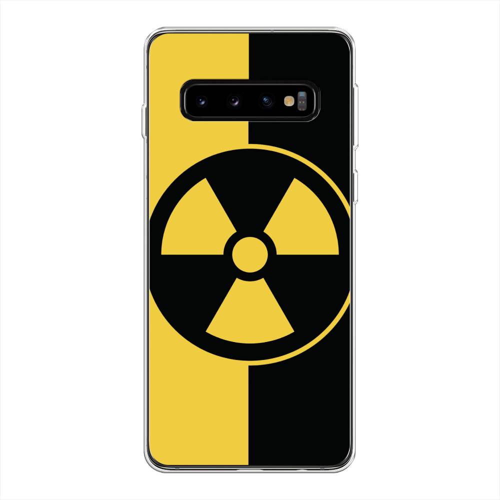 

Чехол Awog на Samsung Galaxy S10 Plus "Эмблема черно-желтая", Разноцветный, 27150-9