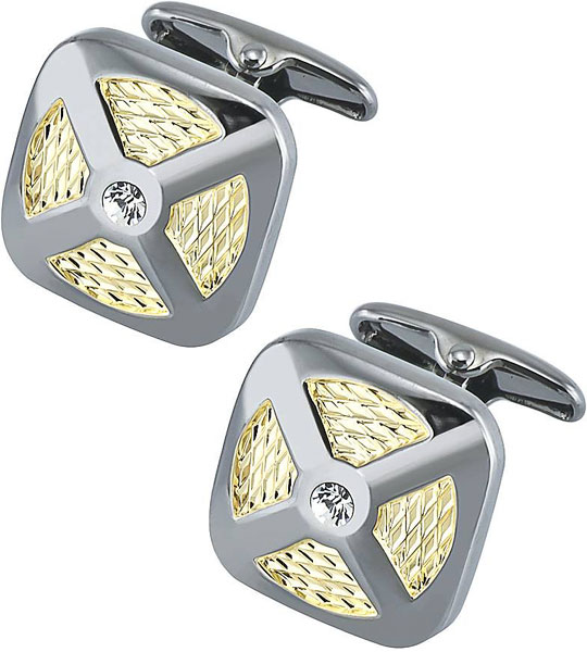 

Запонки мужские Gianni Tonelli 12-B-1072-40-CR серебристые, 12-B-1072-40-CR