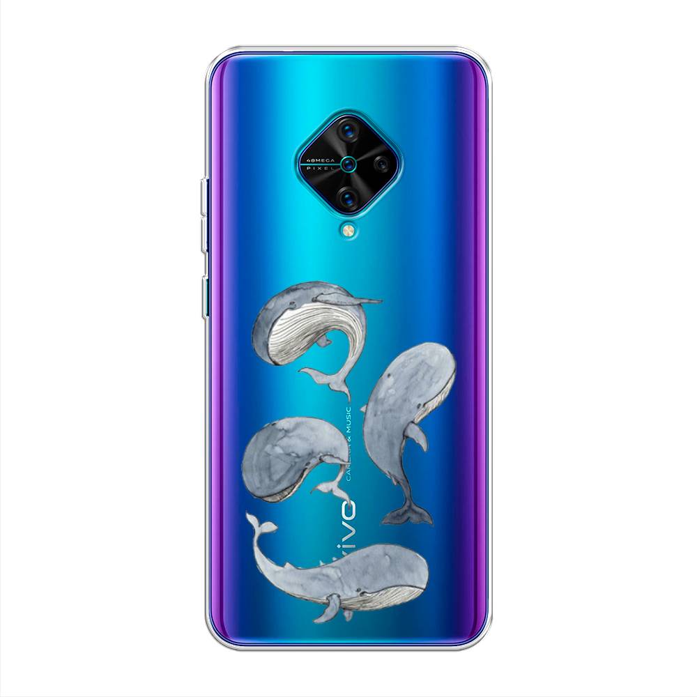 

Чехол Awog на Vivo V17/Y9s "Киты", Разноцветный, 261550-1