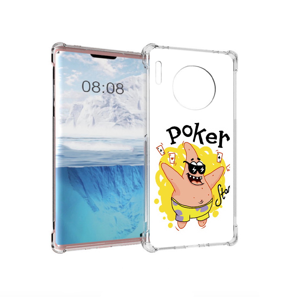 

Чехол MyPads Tocco для Huawei Mate 30 Pro Патрик, Прозрачный, Tocco