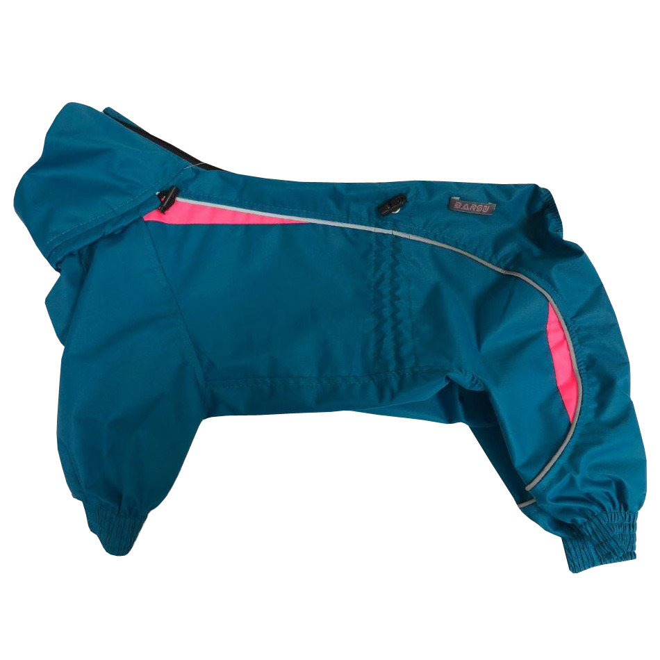 фото Комбинезон для собак barsu вест-хайленд, женский, синий, розовый, 48см, длина спины 48 см