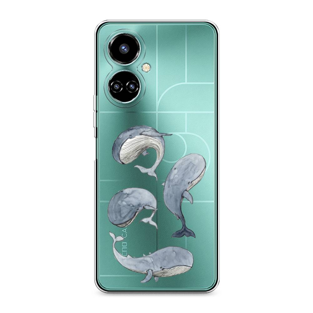 

Чехол Awog на Tecno Camon 19/19 Pro 4G "Киты", Разноцветный, 301650-1