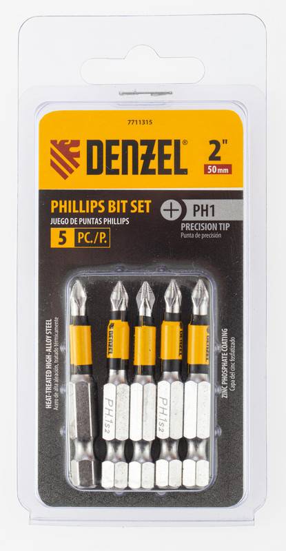 

Набор бит DENZEL PH1x50 мм 7711315