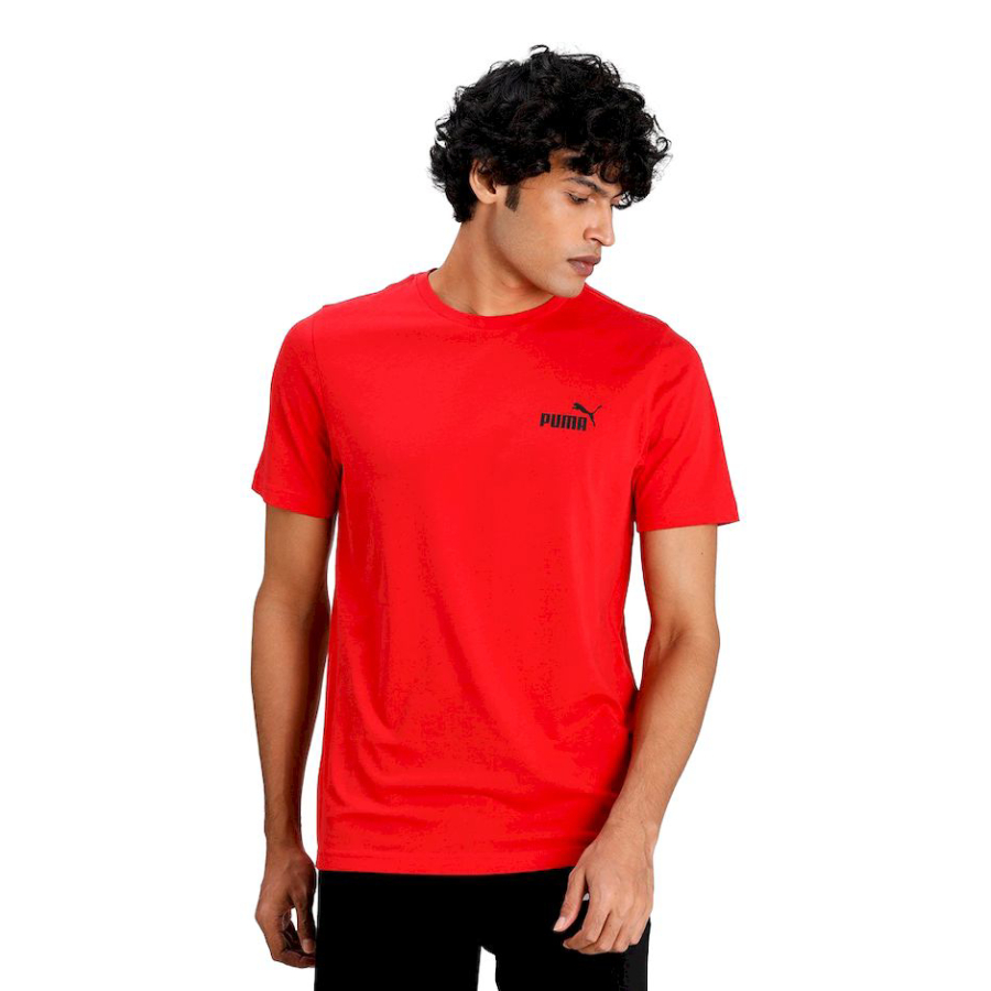 

Футболка мужская PUMA Ess Small Logo Tee 58666811 красная XL, Красный, Ess Small Logo Tee