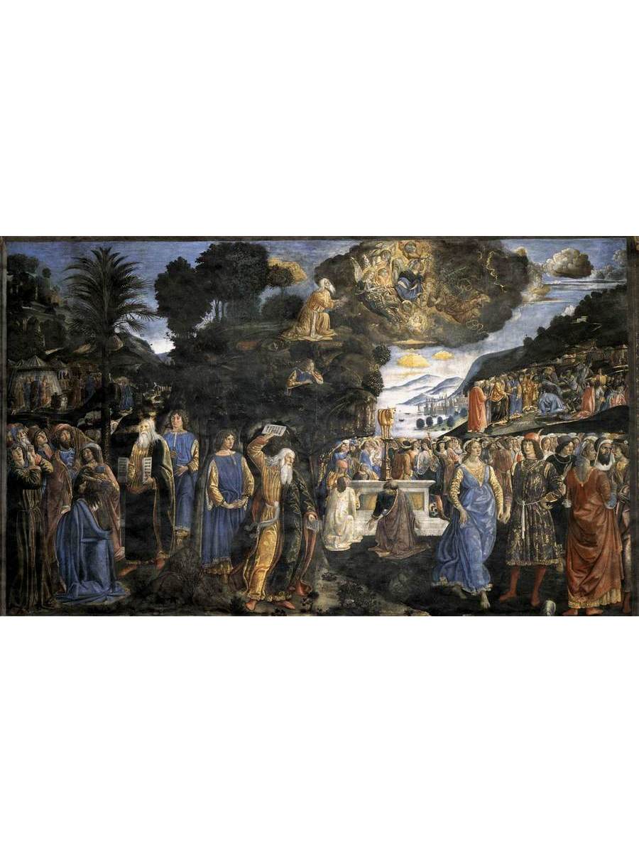 

Постер DRABS A2 Козимо Россели Tables of the Law with the Golden Calf