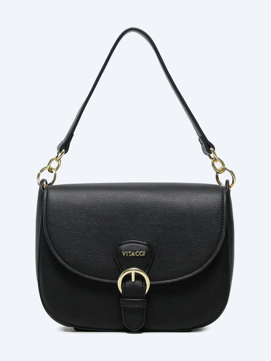 

Сумка женская Vitacci BD1339-01P черная, Черный, BD1339-01P
