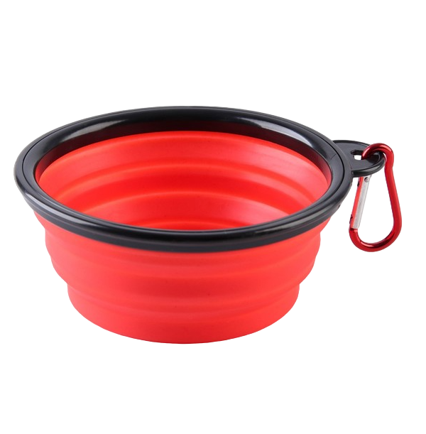 

Миска силиконовая ONLY FOR DOG, 14,2х12,8х2 см, 350 мл, красная