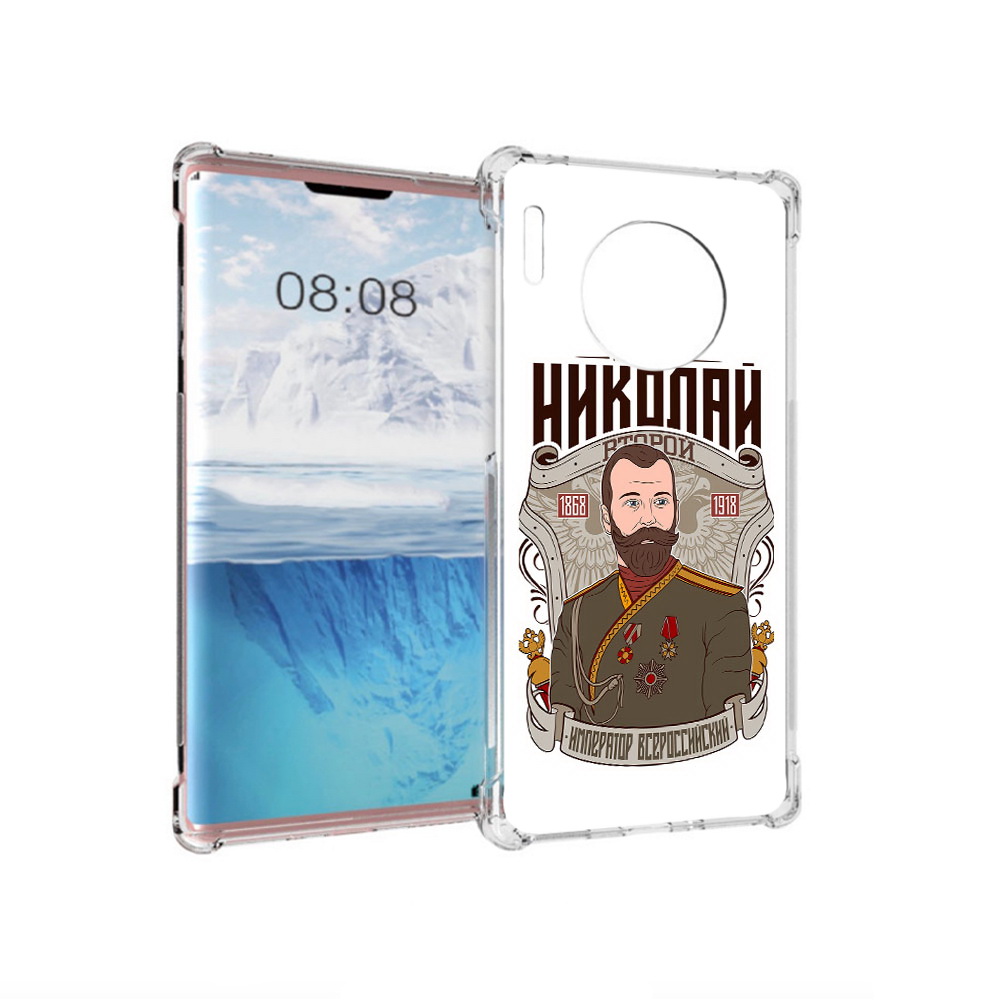 

Чехол MyPads Tocco для Huawei Mate 30 Pro Николай второй, Прозрачный, Tocco