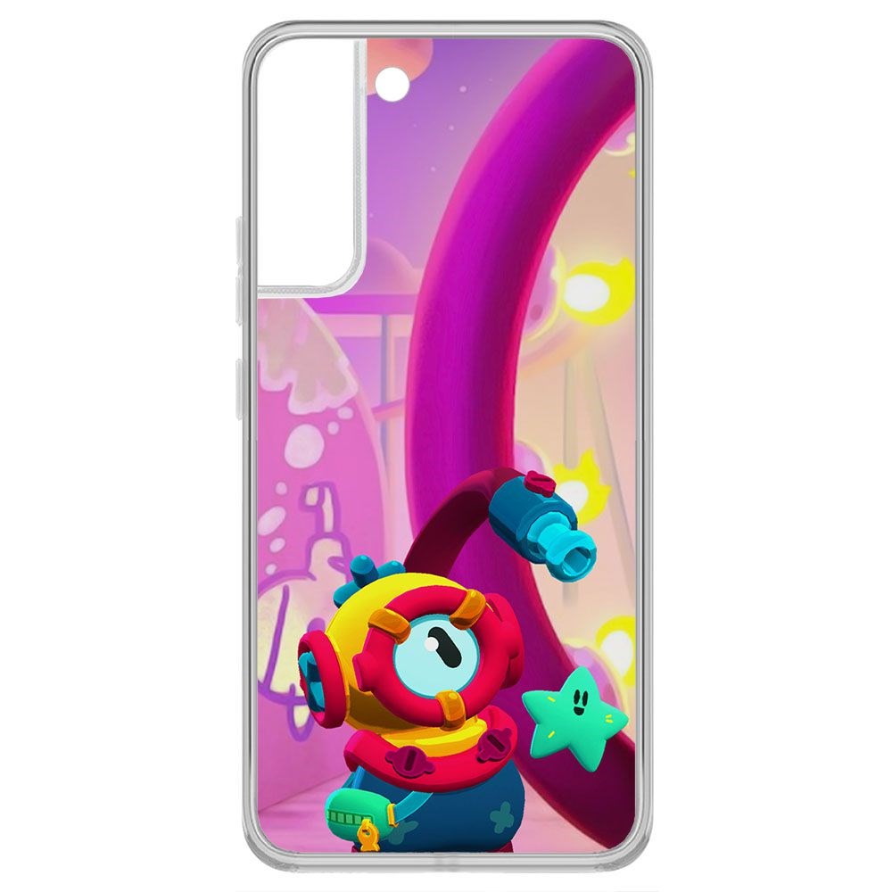 Чехол-накладка Brawl Stars-Отис для Samsung Galaxy S22+
