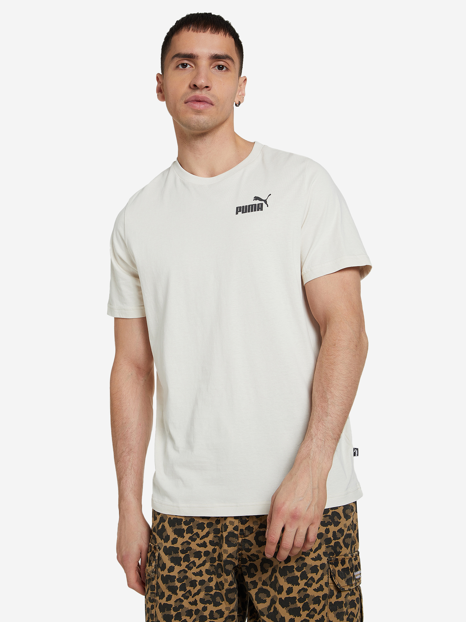 Футболка мужская PUMA Ess Elevated Tee 67598187 белая 2XL 2223₽