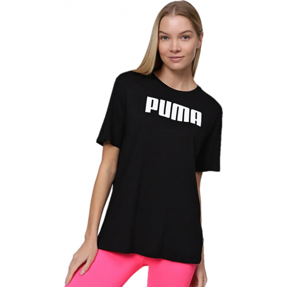 

Футболка женская PUMA Ess BF Tee 67154101 черная XS, Черный, Ess BF Tee