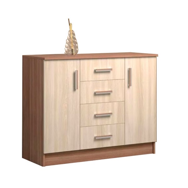 фото Комод деревянный с выдвижными ящиками, для хранения вещей, одежды, в комнату арника