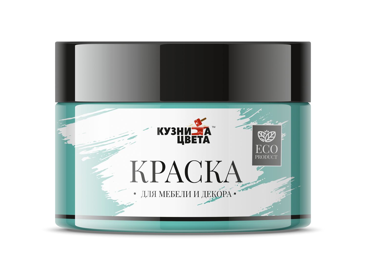 

Краска для мебели Кузница цвета лагуна 0,25л, Зеленый, бирюзовый
