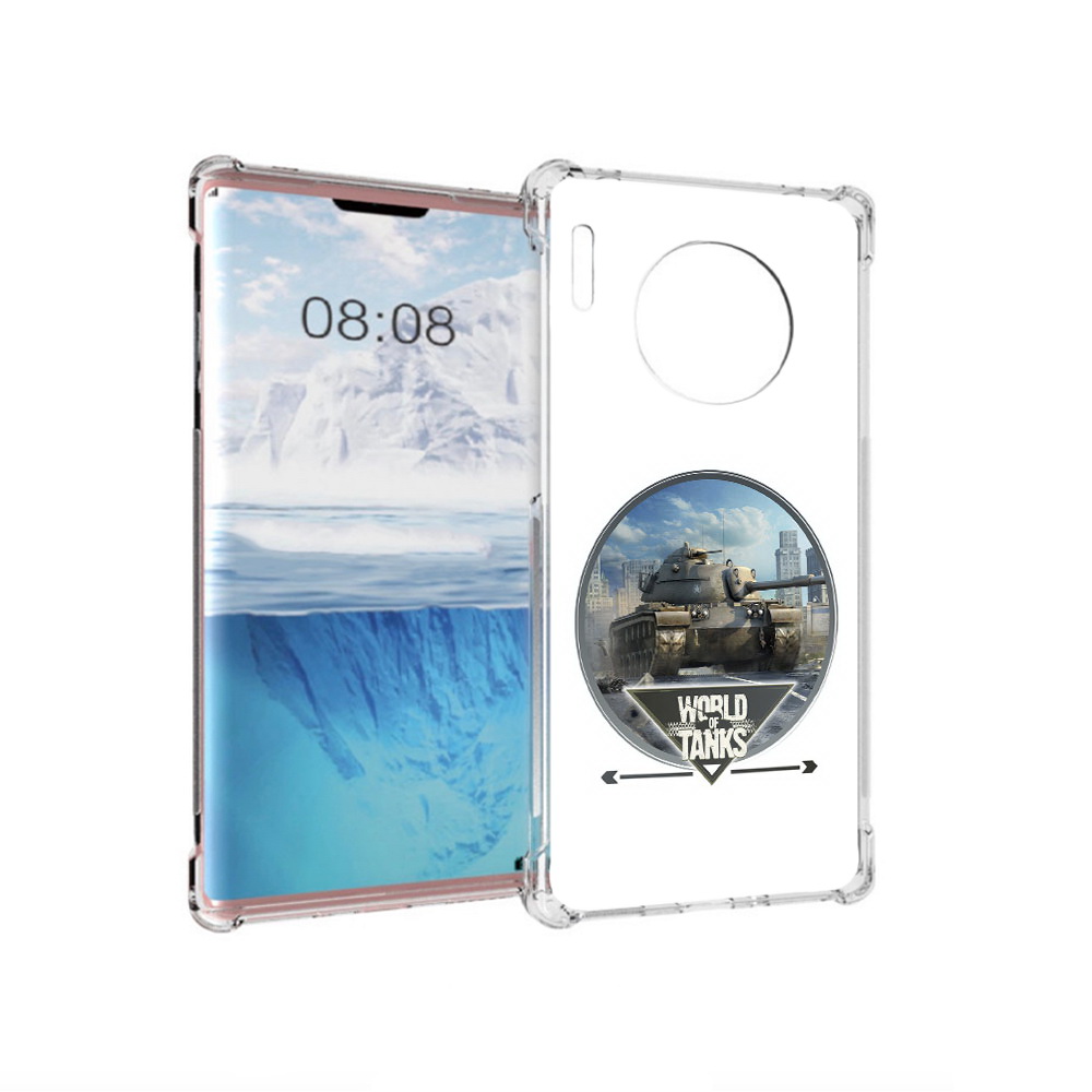 

Чехол MyPads Tocco для Huawei Mate 30 Pro Мир танков, Прозрачный, Tocco