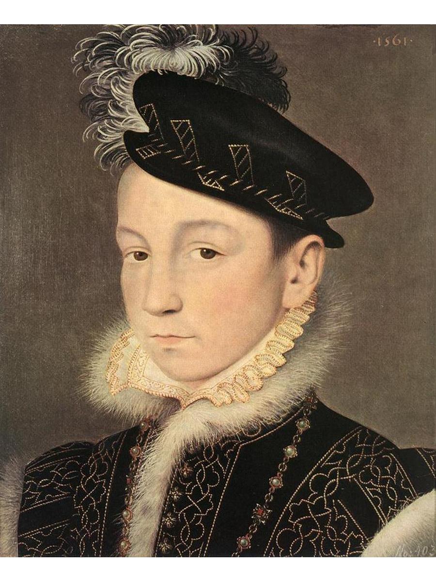 

Постер DRABS A2 Клуэ Франсуа Portrait of King Charles IX of France