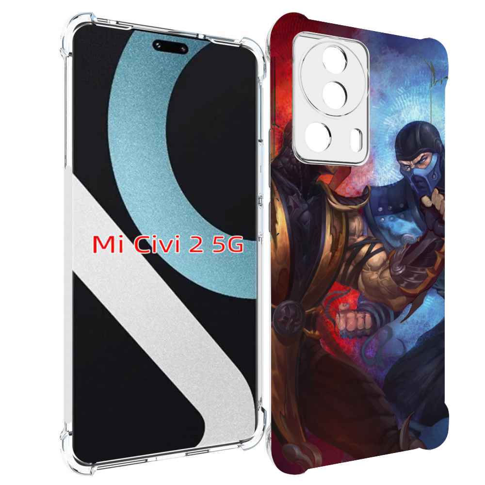 

Чехол MyPads Mortal Kombat art для Xiaomi Civi 2, Прозрачный, Tocco