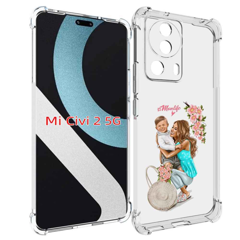 

Чехол MyPads Momlife для Xiaomi Civi 2, Прозрачный, Tocco