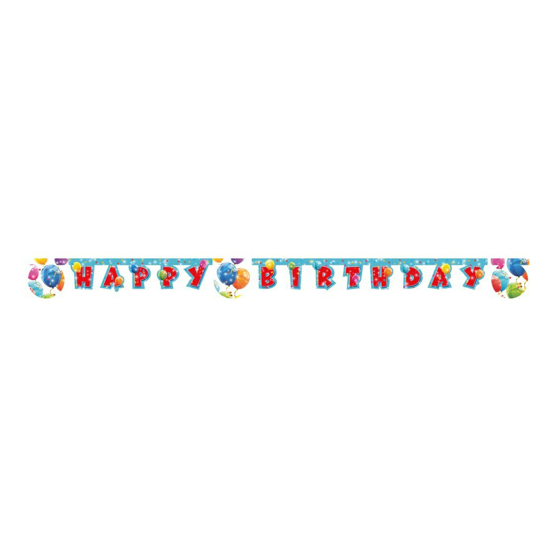 

Подвесное украшение Procos Sparkling Balloons Happy Birthday 220 см