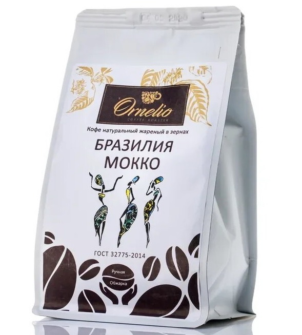 

Кофе арабика Ornelio натуральный жареный в зернах Бразилия Мокко