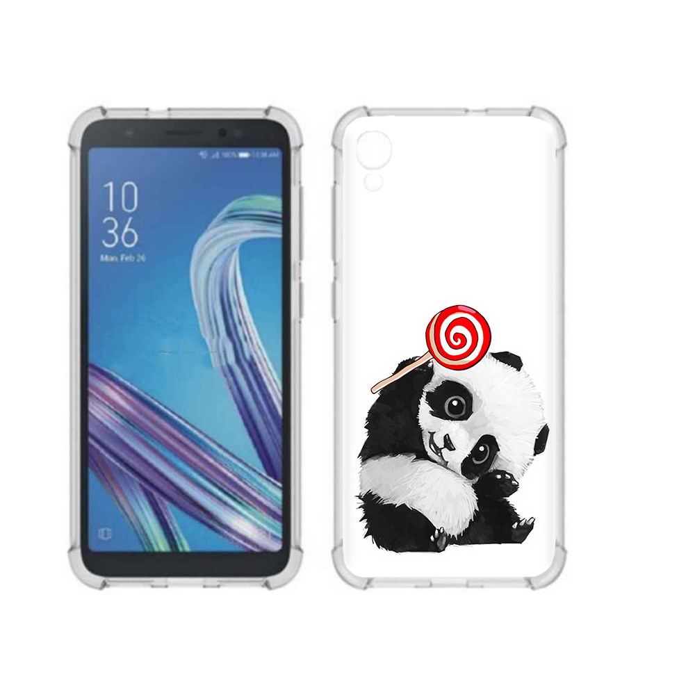 Чехол MyPads Tocco для Asus ZenFone Live L1 (G552KL) панда с леденцом (PT113202.648.534)