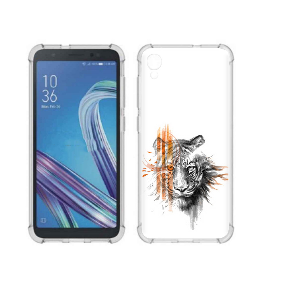 Чехол MyPads Tocco для Asus ZenFone Live L1 (G552KL) огненный тигр (PT113202.648.526)