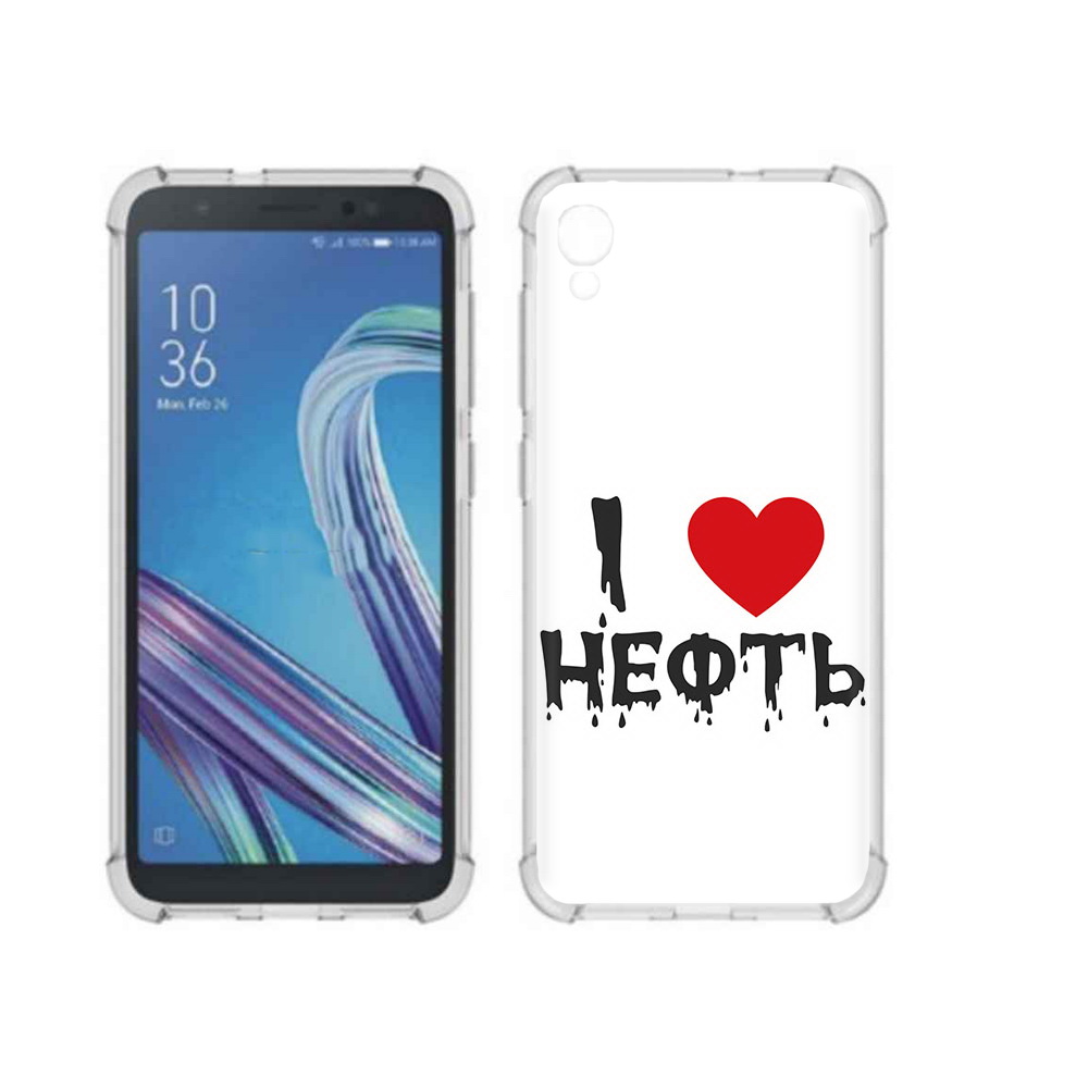 

Чехол MyPads Tocco для Asus ZenFone Live L1 (G552KL) нефть (PT113202.648.522), Прозрачный, Tocco