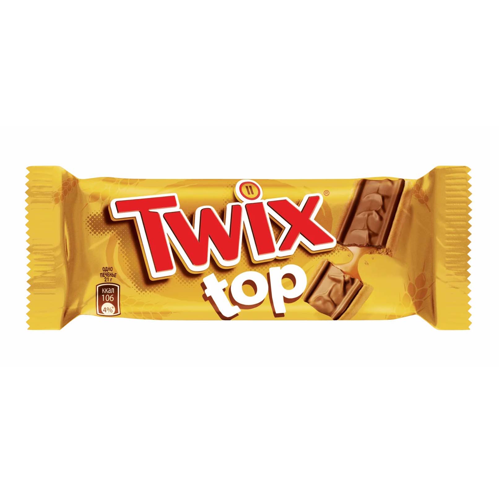 фото Печенье twix тop в молочном шоколаде 21 г