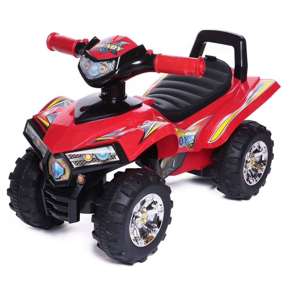 Каталка детская Babycare Super ATV Красный, кожаное сиденье
