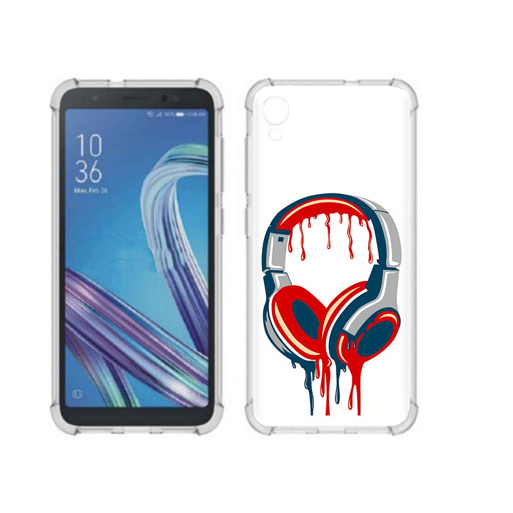 

Чехол MyPads Tocco для Asus ZenFone Live L1 (G552KL) не делай громко (PT113202.648.517), Прозрачный, Tocco