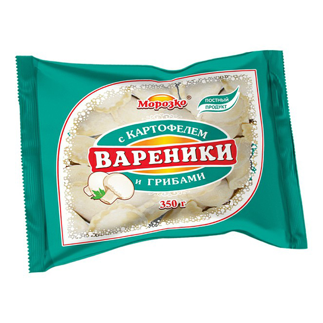 Вареники Морозко с картофелем и грибами 350 г