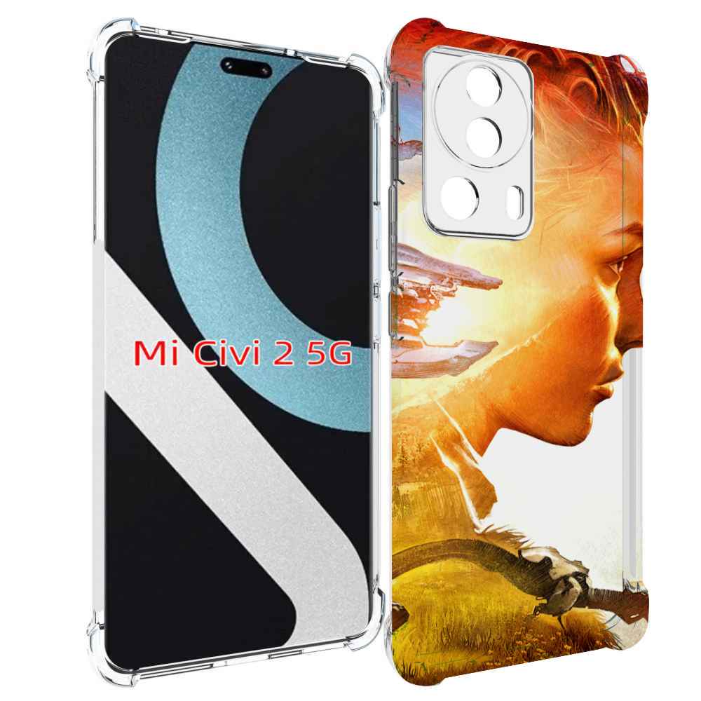 

Чехол MyPads Horizon Zero Dawn art для Xiaomi Civi 2, Прозрачный, Tocco