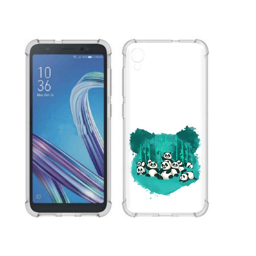 

Чехол MyPads Tocco для Asus ZenFone Live L1 (G552KL) нарисованные панды (PT113202.648.508), Прозрачный, Tocco