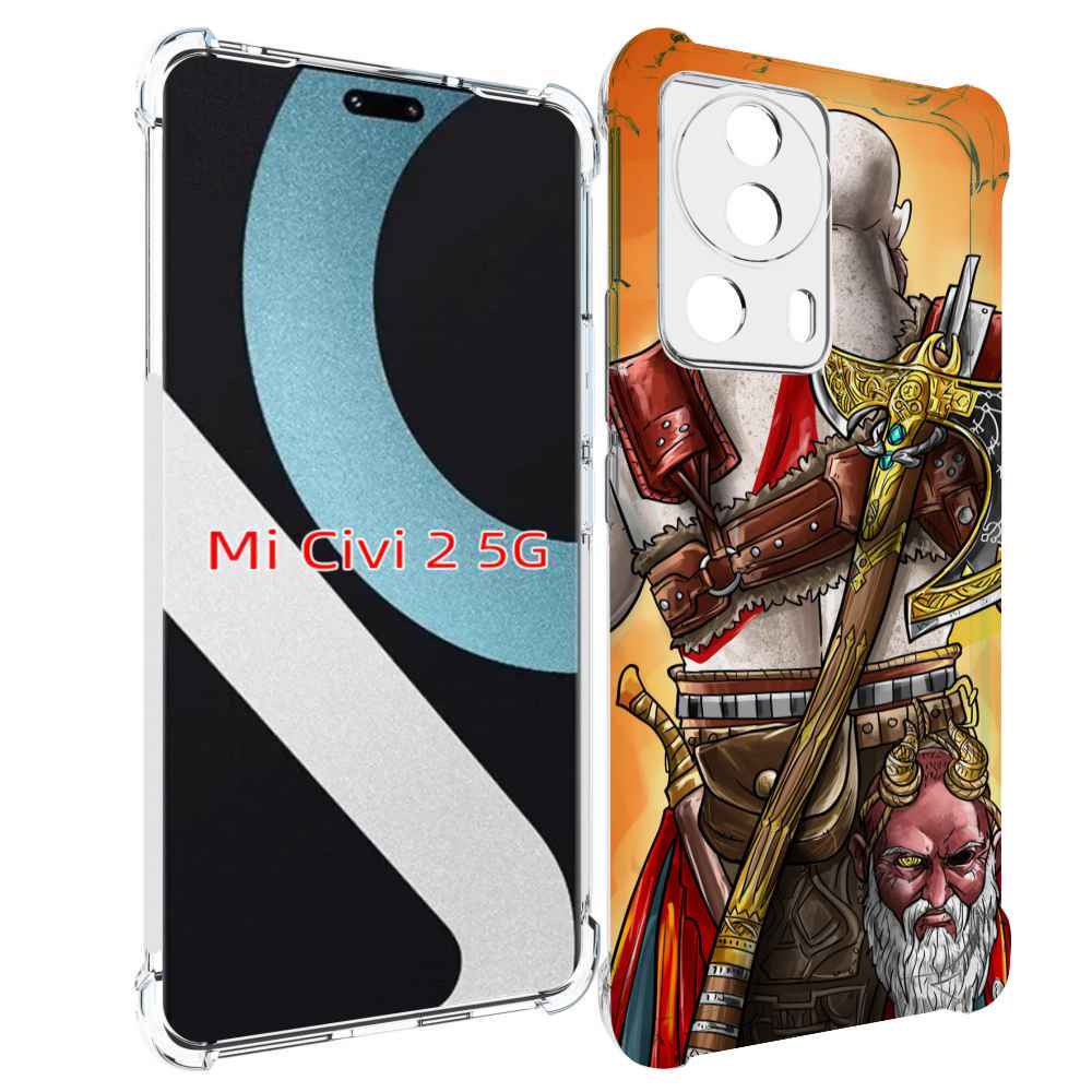 

Чехол MyPads God of War для Xiaomi Civi 2, Прозрачный, Tocco